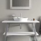 Duravit CAPE COD 480 mm-es ráültethető mosdó,fehér/szatén fehér matt 2328482600