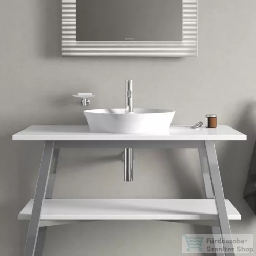 Duravit CAPE COD 480 mm-es ráültethető mosdó,fehér/szatén fehér matt 2328482600