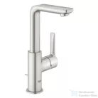 Grohe LINEARE L magasított mosdó csaptelep automata leeresztővel,Supersteel 23296DC1