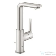   Grohe LINEARE L magasított mosdó csaptelep automata leeresztővel,Supersteel 23296DC1