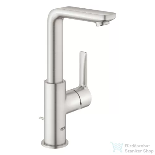 Grohe LINEARE L magasított mosdó csaptelep automata leeresztővel,Supersteel 23296DC1
