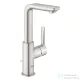 Grohe LINEARE L magasított mosdó csaptelep automata leeresztővel,Supersteel 23296DC1