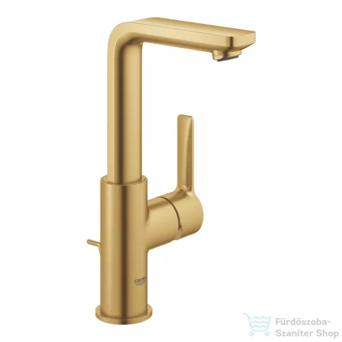 Grohe LINEARE L magasított mosdó csaptelep automata leeresztővel, Brushed cool sunrise 23296GN1