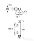 Grohe GRANDERA egykaros zuhany csaptelep, króm 23316000