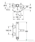 Grohe GRANDERA kádcsaptelep, króm 23317000