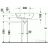 Duravit ME by Starck 55x44 cm mosdó 2335550000 ( 233555 )