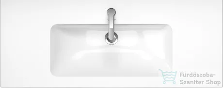 Duravit ME BY STARCK bútorral aláépíthető 123x49 cm-es mosdó,White Satin matt,2336123200