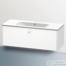   Duravit ME BY STARCK bútorral aláépíthető 123x49 cm-es mosdó csaplyuk nélkül,Wondergliss bevonattal,White Satin matt,23361232601