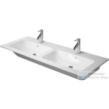   Duravit ME by Starck 130x49 cm bútorral aláépíthető dupla mosdó Wondergliss bevonattal 23361300001