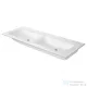 Duravit ME BY STARCK 130x49 cm dupla mosdó csaplyuk nélkül,White Satin Matt 2336133260