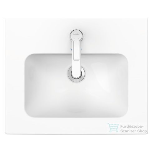 Duravit ME BY STARCK 53x43 cm-es bútorral aláépíthető mosdó Wondergliss bevonattal 23365300001