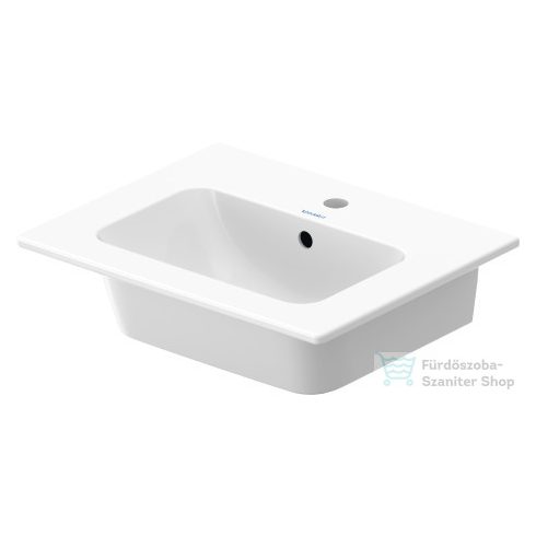 Duravit ME BY STARCK 53x43 cm-es bútorral aláépíthető mosdó, matt fehér 2336533200