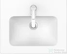 Duravit ME BY STARCK 53x43 cm-es bútorral aláépíthető mosdó, matt fehér 2336533200