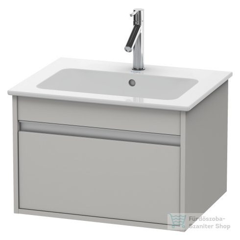 Duravit ME BY STARCK 63x49 cm-es bútorral aláépíthető mosdó Wondergliss bevonattal 23366300001