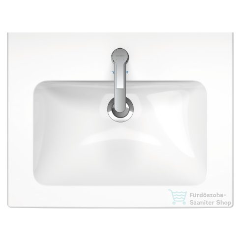 Duravit ME BY STARCK 63x49 cm-es bútorral aláépíthető mosdó Wondergliss bevonattal 23366300001