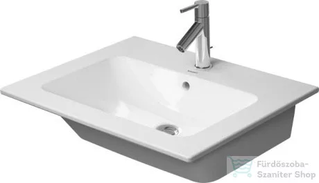 Duravit ME BY STARCK 63x49 cm-es bútorral aláépíthető mosdó,White Satin Matt 2336633200