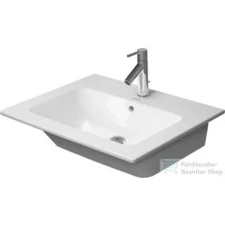   Duravit ME BY STARCK 63x49 cm-es bútorral aláépíthető mosdó Wondergliss bevonattal,White Satin Matt 23366332001