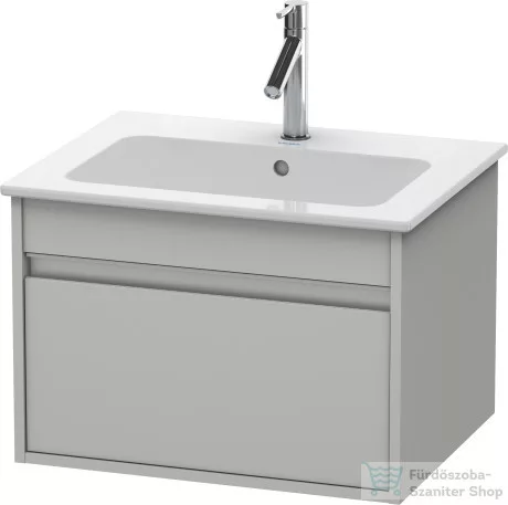 Duravit ME BY STARCK 63x49 cm-es bútorral aláépíthető mosdó,White Satin Matt 2336633200