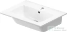 Duravit ME BY STARCK 63x49 cm-es bútorral aláépíthető mosdó,White Satin Matt 2336633200