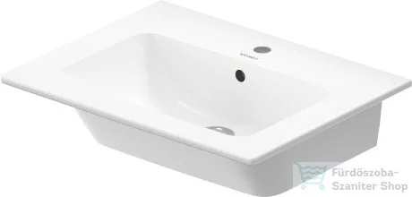Duravit ME BY STARCK 63x49 cm-es bútorral aláépíthető mosdó,White Satin Matt 2336633200