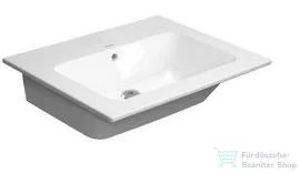 Duravit ME BY STARCK 63x49 cm mosdó csaplyuk nélkül,Wondergliss bevonattal,White Satin matt 23366332601