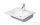 Duravit ME BY STARCK 63x49 cm-es beépíthető mosdó, fehér 233663AA00