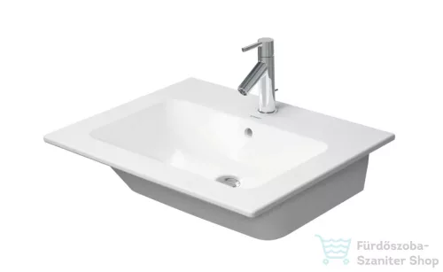 Duravit ME BY STARCK 63x49 cm-es beépíthető mosdó, fehér 233663AA00