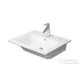 Duravit ME BY STARCK 63x49 cm-es beépíthető mosdó, matt fehér 233663AC00