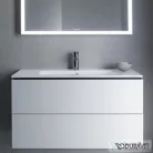 Duravit ME BY STARCK 83x49 cm-es mosdó, matt fehér 2336833200