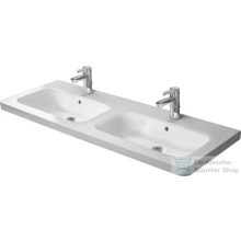   Duravit DURASTYLE 130x48 cm-es bútorral aláépíthető dupla mosdó Wondergliss bevonattal,23381300001