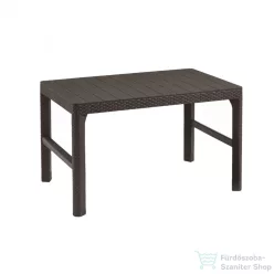 Curver Lyon rattan kerti asztal barna 233834