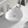 Duravit CAPE COD 500x405 mm-es ráültethető mosdó Wondergliss bevonattal,fehér 23395000001