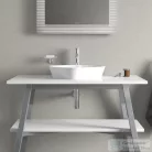 Duravit CAPE COD 500x405 mm-es ráültethető mosdó Wondergliss bevonattal,fehér 23395000001