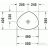 Duravit Cape Cod ráültethető mosdó 50cm szélességgel 2339500000 ( 233950 )