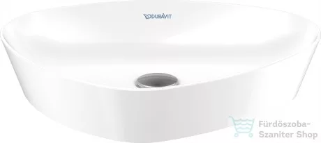 Duravit CAPE COD 500x405 mm-es ráültethető mosdó Wondergliss bevonattal,szatén fehér matt 23395032001
