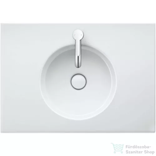 Duravit CAPE COD 700x500 mm-es bútorral aláépíthető mosdó CC9535 bútorhoz Wondergliss bevonattal,23397000001