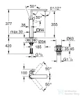 Grohe Allure egykaros mosdócsaptelep XL-es méret, matt cool sunrise 23403GN1