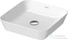 Duravit CAPE COD 430x430 mm-es ráültethető mosdó Wondergliss bevonattal,fehér 23404300001