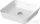 Duravit CAPE COD 430x430 mm-es ráültethető mosdó Wondergliss bevonattal,fehér 23404300001