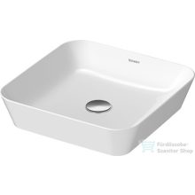   Duravit CAPE COD 430x430 mm-es ráültethető mosdó Wondergliss bevonattal,szatén fehér matt 23404332001