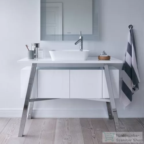 Duravit CAPE COD 460x460 mm-es ráültethető mosdó Wondergliss bevonattal,fehér 23404600001
