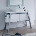 Duravit CAPE COD 460x460 mm-es ráültethető mosdó Wondergliss bevonattal,fehér 23404600001