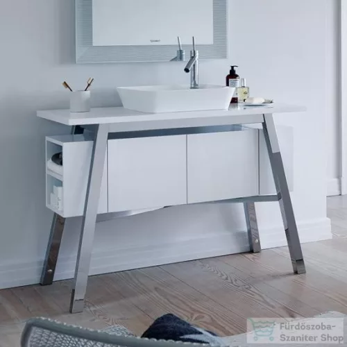 Duravit CAPE COD 460x460 mm-es ráültethető mosdó Wondergliss bevonattal,fehér 23404600001