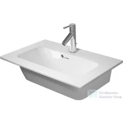  Duravit ME BY STARCK 63x40 cm bútorral aláépíthető mosdó Wondergliss bevonattal,White Satin matt,23426332001
