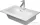 Duravit ME BY STARCK 63x40 cm bútorral aláépíthető mosdó Wondergliss bevonattal,White Satin matt,23426332001