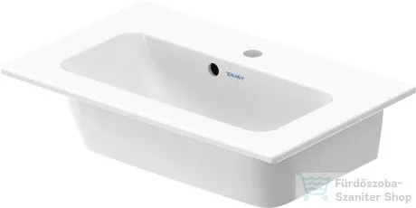 Duravit ME BY STARCK 63x40 cm bútorral aláépíthető mosdó Wondergliss bevonattal,White Satin matt,23426332001