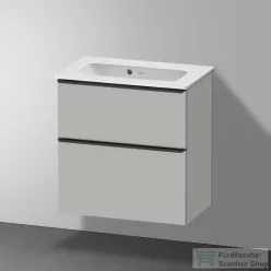   Duravit ME BY STARCK 63x40 cm bútorral aláépíthető mosdó csaplyuk nélkül,White Satin matt,2342633260