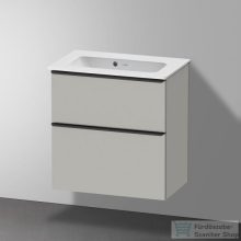   Duravit ME BY STARCK 63x40 cm bútorral aláépíthető mosdó csaplyuk nélkül,White Satin matt,Wondergliss bevonattal,23426332601
