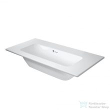   Duravit ME BY STARCK 83x40 cm-es bútorral aláépíthető mosdó csaplyuk nélkül,White Satin matt,2342833260