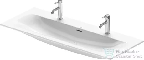 Duravit Viu 123x49 bútorral aláépíthető mosdó 2 csaplyukkal 2344120024 ( 234412 )